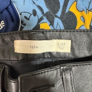 Black Leather Pants